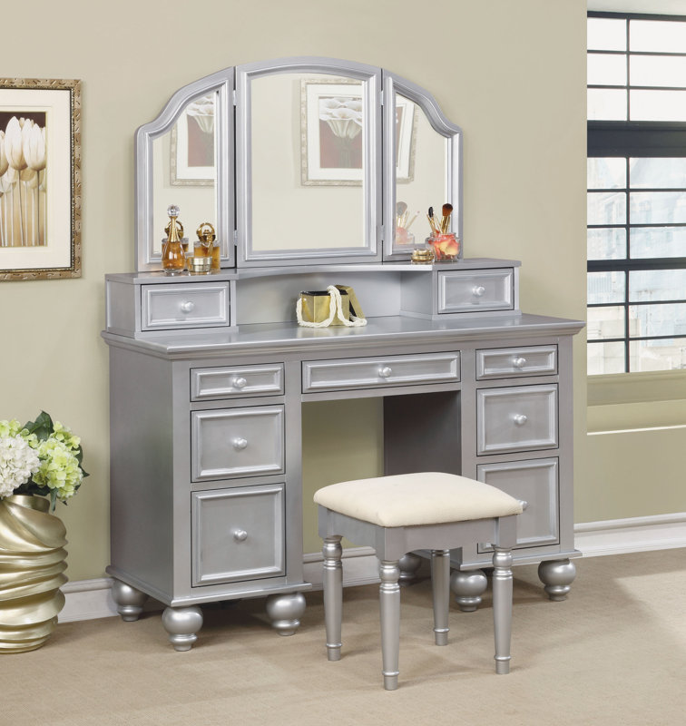 Darby Home Co Anthonyson Transitional Vanity Set with Mirror & Reviews